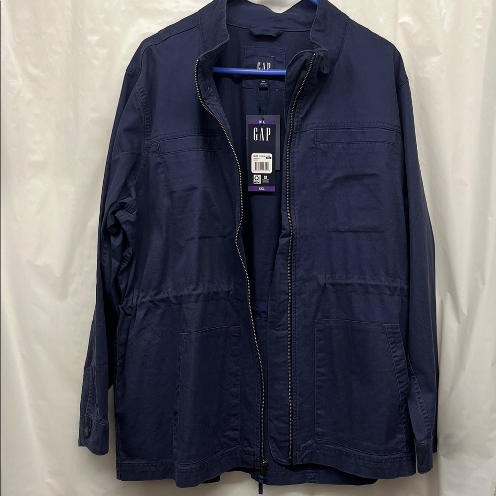 GAP Women's Deep Blue Utility Jacket